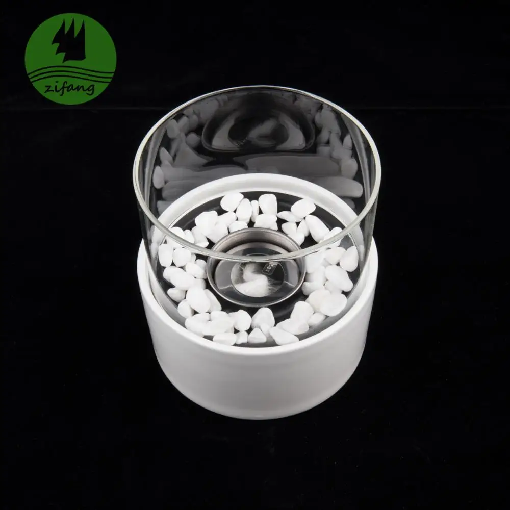Best Selling High Quality Tabletop Ceramic Round Ethanol Fireplace