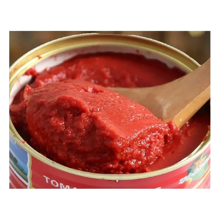 tomato paste 100% purity from factory 70g 210g 400g 800g 2200 best taste export tomato paste tomato puree wholesale