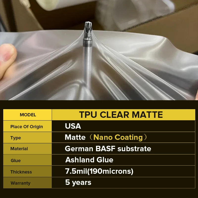 China Factory viwocool Self Healing Film top material BASFspecial coating prefect heat repair matte ppf self healing