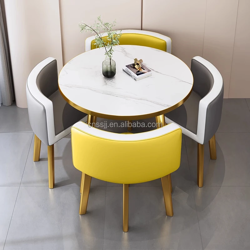 Circular Reception Guest Negotiation Table and Chair Set