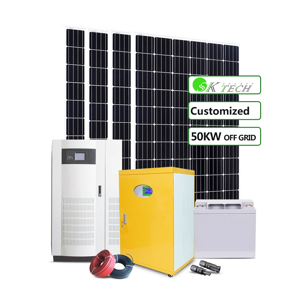 Solar Power Plant Manufacturer 50kw Solar Panel System off Grid Solar Power Systems