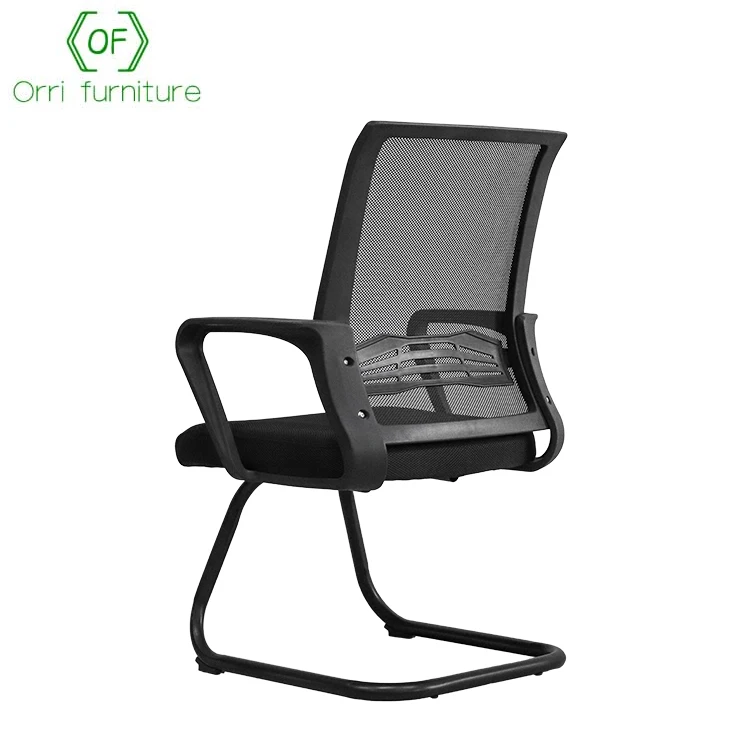 Wholesale Price Black Mesh Chairs Visitor Meeting Conference Chair