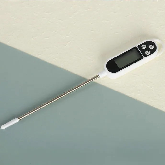 Kitchen and BBQ Wireless Digital Meat Thermometer New Stainless Steel Water Milk Tools Household Temperature Monitor
