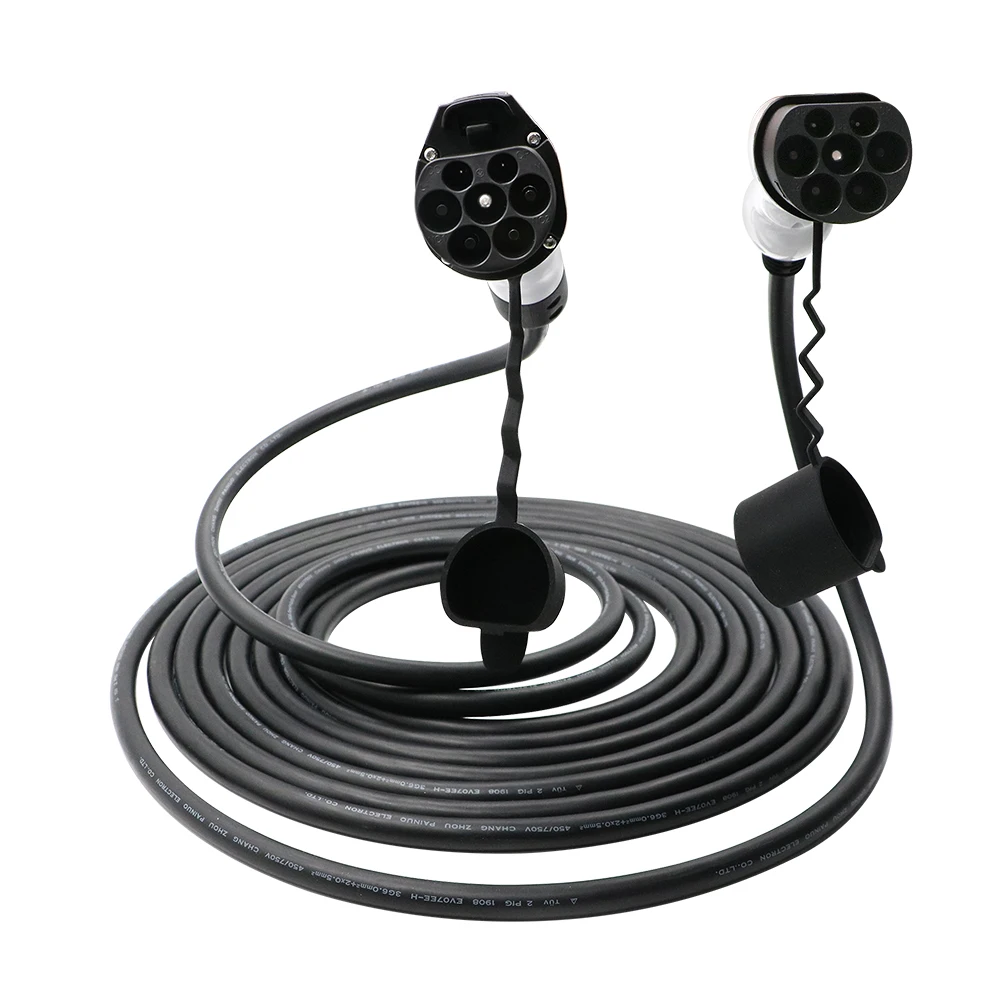 EVSE EV Charger Type 2 Type 1 IEC 62196 GBT EV Charger Cable 16A EU Plug for Electric Vehicle Charging Battery Charger