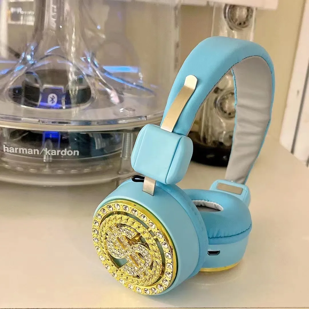 AH-807E with BT 5.0 High Quality lovely design Wireless Stereo Computer Gaming Earphone Gift Headphone