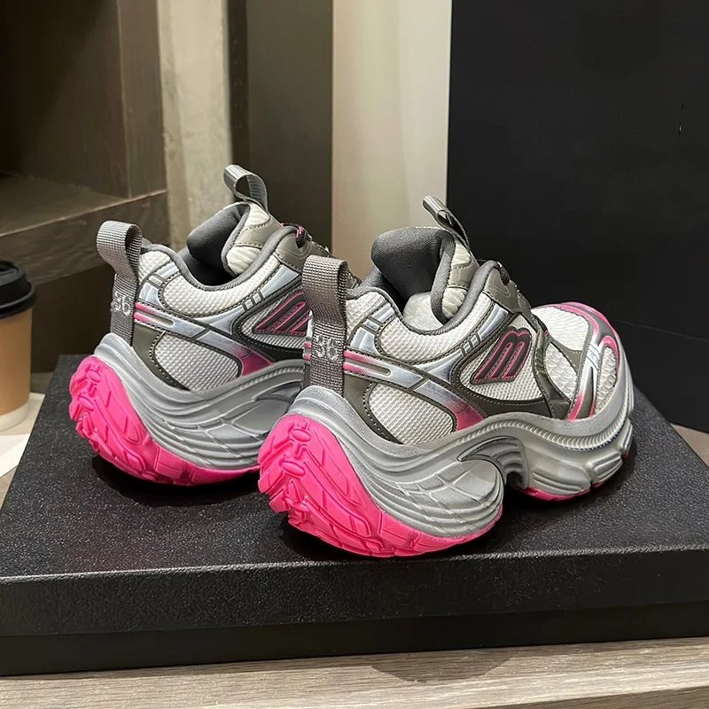 Dropshipping Custom Logo Latest Design Chunky Shoes Men Harajuku Style Fashion Sneakers Big Size