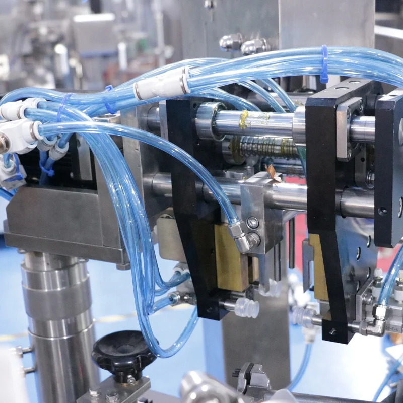 Fully automatic pet food packaging machine 8 station zipper bag filling sealing machine