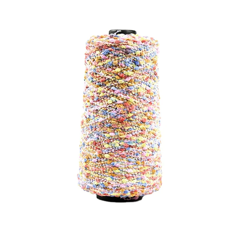Kingeagle 100% Polyester Pompom Fancy Nep Yarn manufacturing