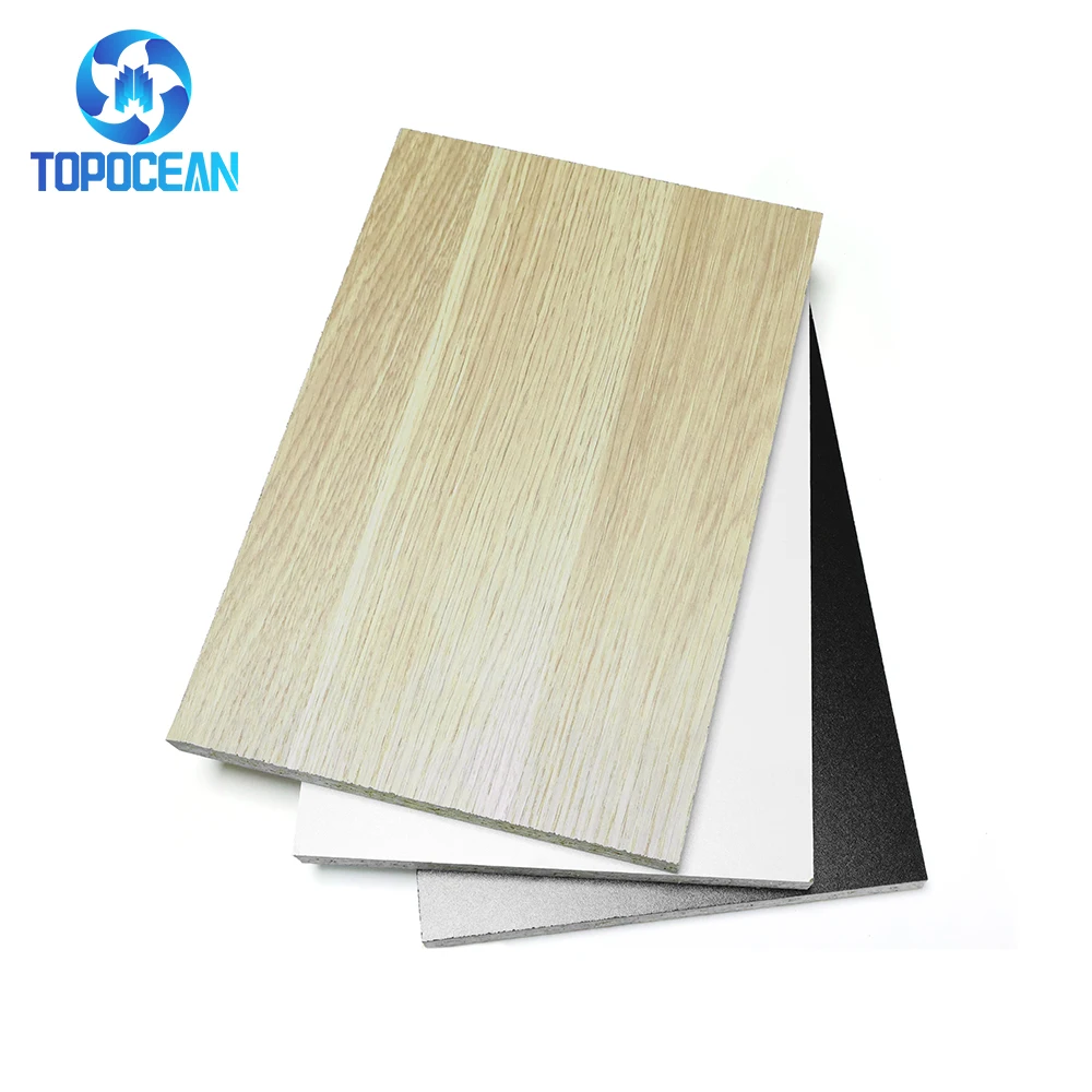 Scratch Resistant 4x9ft Melamine Faced Particle Board Melamine Wood Veneer Kitchen Furniture Panel