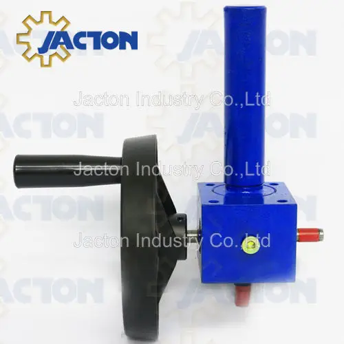 Best long travel hand operated screw jack,hand wheel jack screw  price,hand worm screw lift