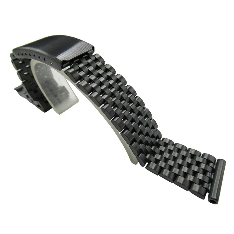 7 beads rice watch bracelet stainless steel gold quick change release pin