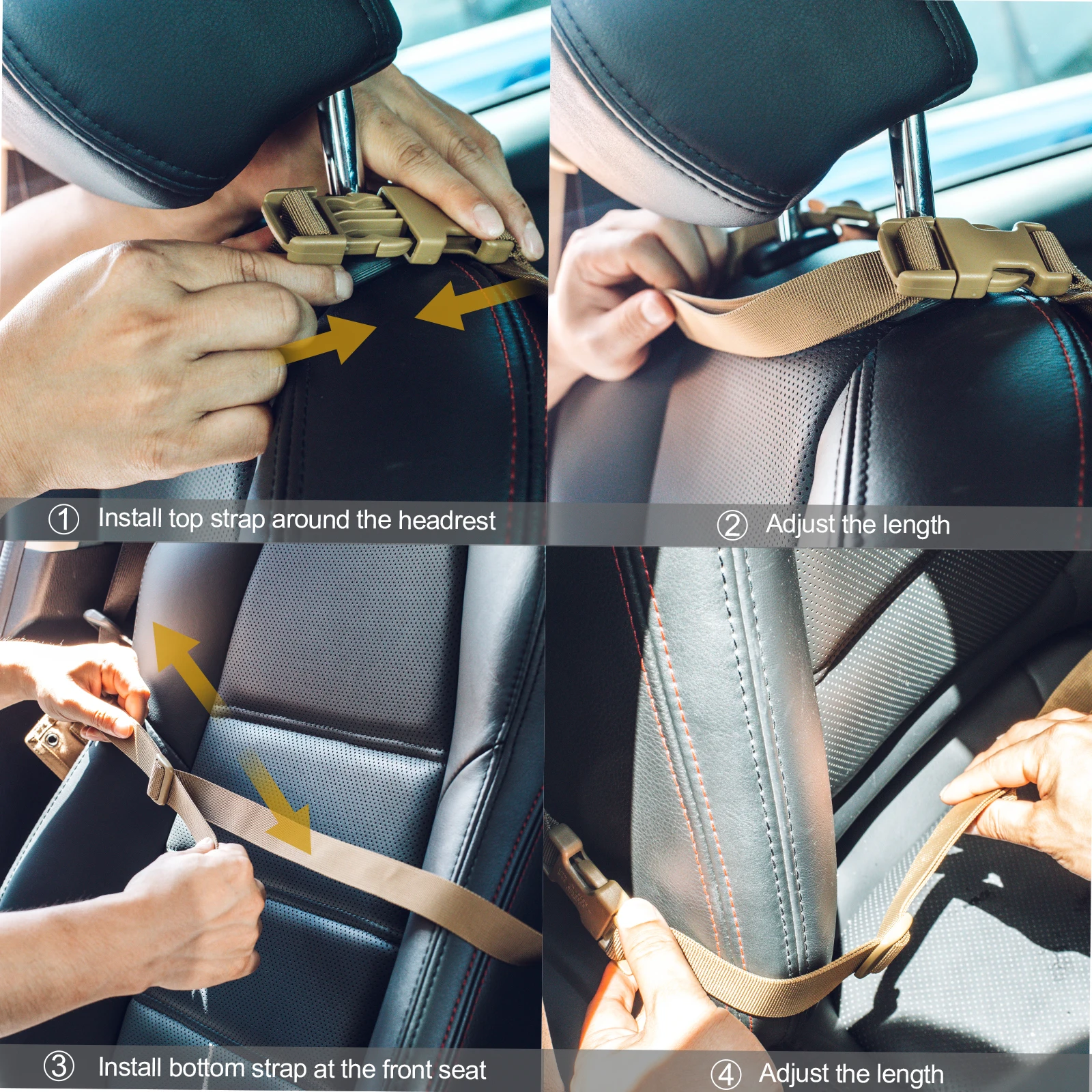 1TG Tactical MOLLE Panel Cover Protector Universal Car Seat Panel Storage Organizer for Vehicles Trucks Modular Storage Display