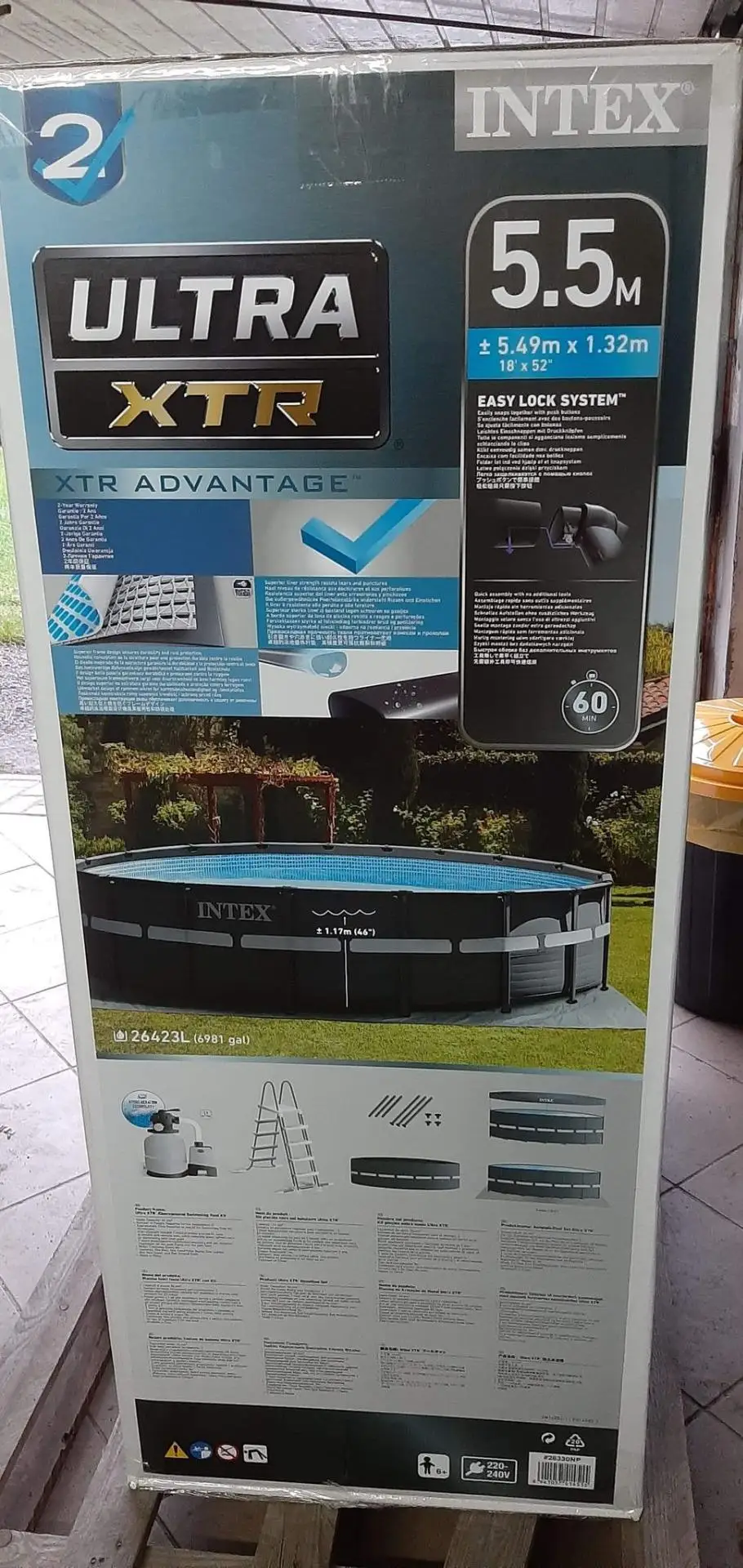 INTEX 26330 Ultra Metal Frame Round Swimming Pool Set above ground swimming pools