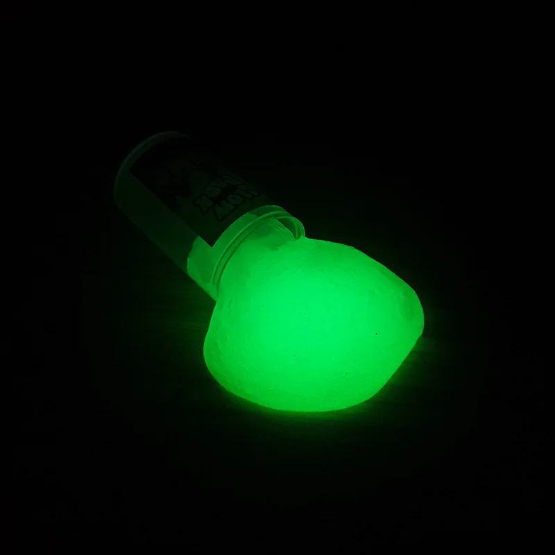 Air Dry Polymer Modeling butter fluffy Clay DIY Plasticine play dough Making Kit Dark Glow Luminous glue slime kids Slime