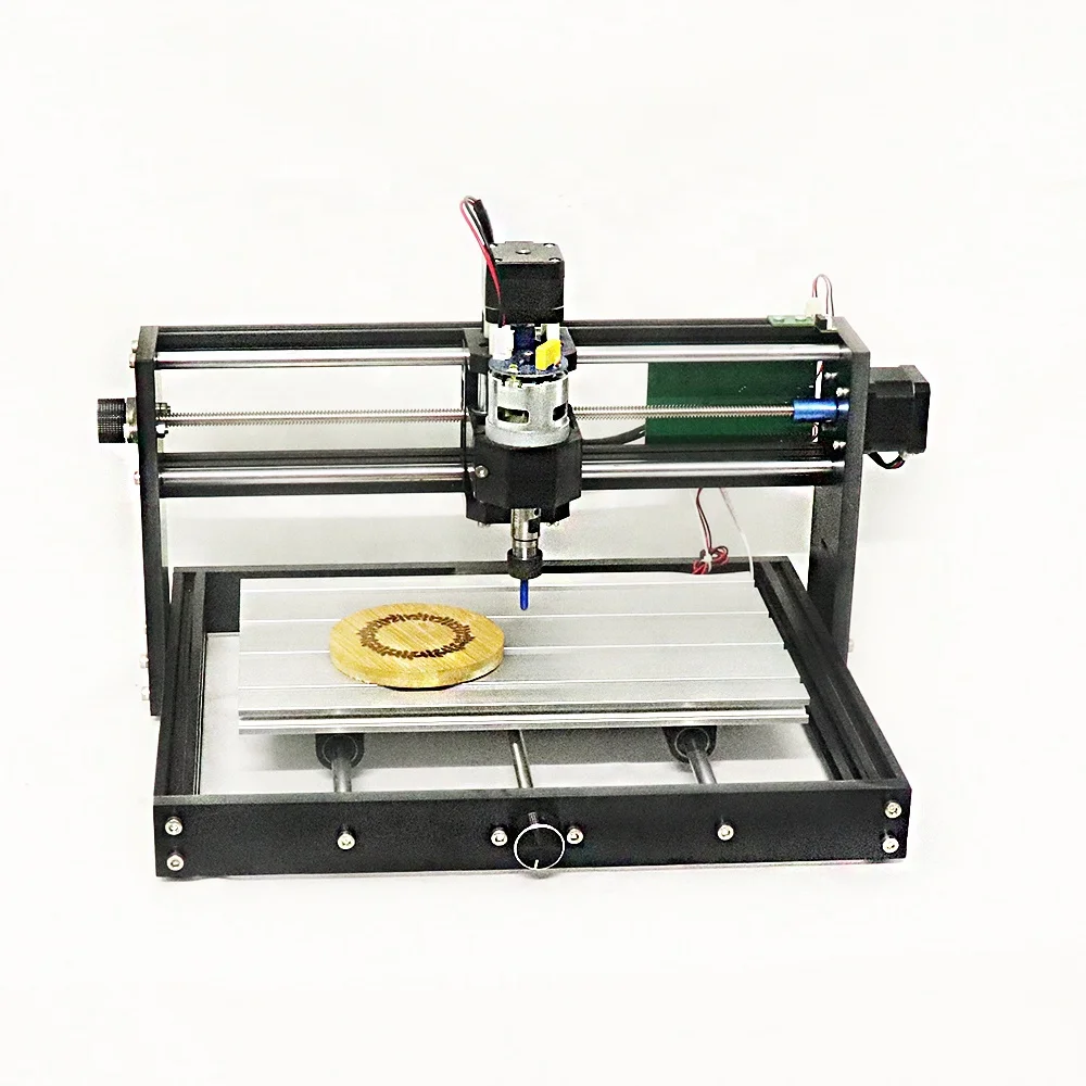 Small laser engraving machine manual DIY, 3018 model small home engraving machine, laser power 2.5W laser cutting wood acrylic 3