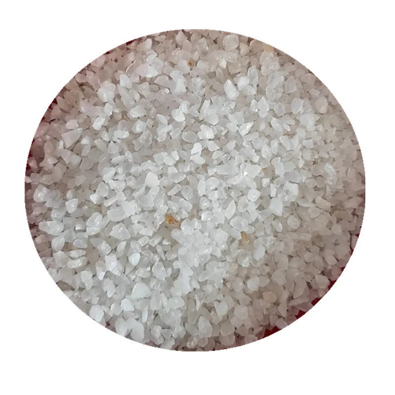 99% High purity White Quartz Silica Sand for glass production ceramics applications From China