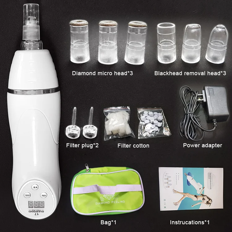 Electric facial cleaner comedone extractor nose pore suction blackhead remover vacuum