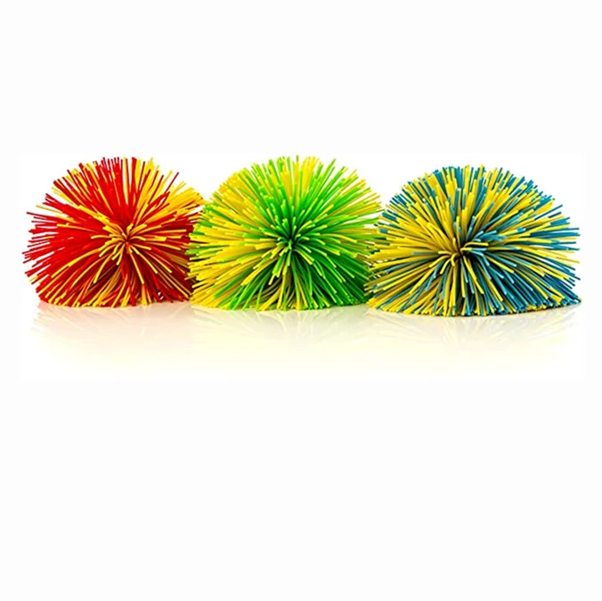 2022 new hot selling monkey stringy balls, silicone fluffy juggling bouncing koosh ball