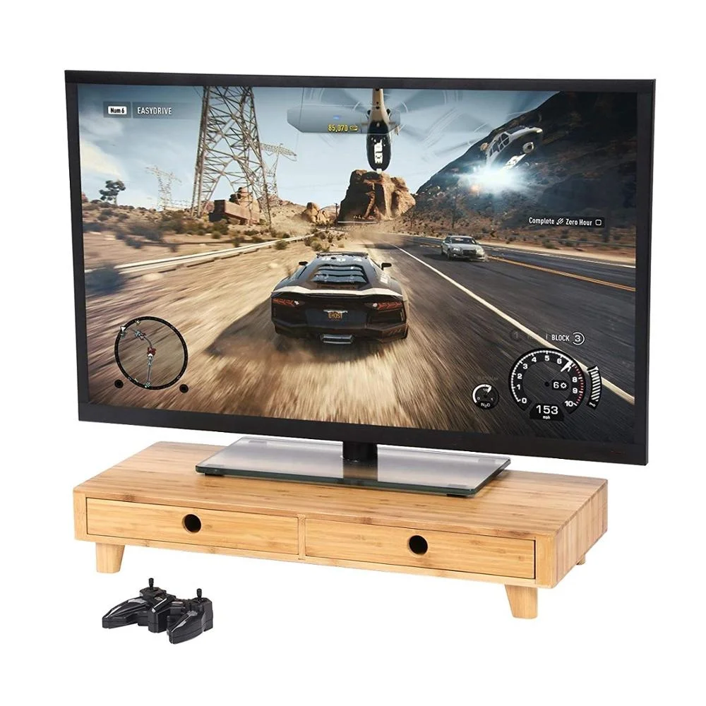 China Supplier bamboo wood monitor stand