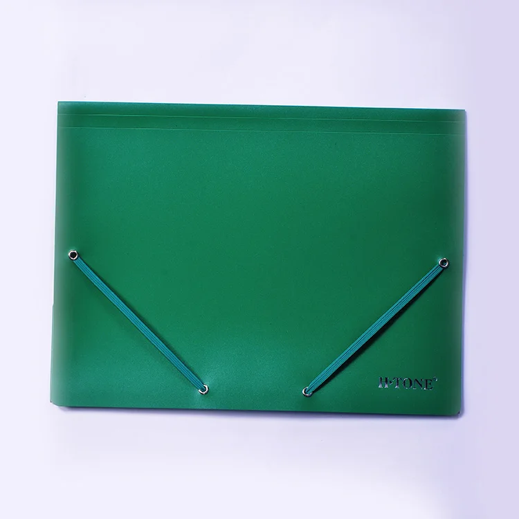 
hot sale office and school stationery custom multicolor elastic closure folder 
