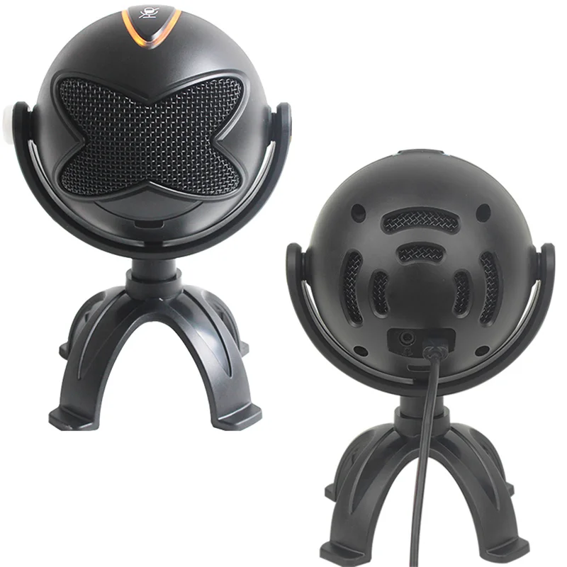 New Fashion Design Noise Reduction Online Live Alien Adjustable Desktop Microphone for Mac PC