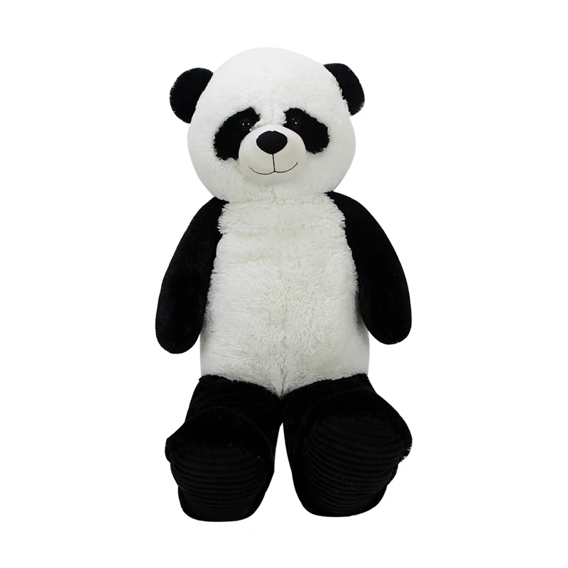 
Custom Panda Plush Toy Children Like Doll Black And White Pillow Hug Bear Doll Panda 