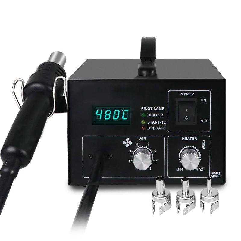 YAOGONG Heat gun soldering iron welding machine / hot air soldering rework station