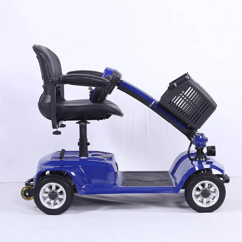 heavy duty elderly folding disabled 4 wheel foldable electric senior car mobility scooter