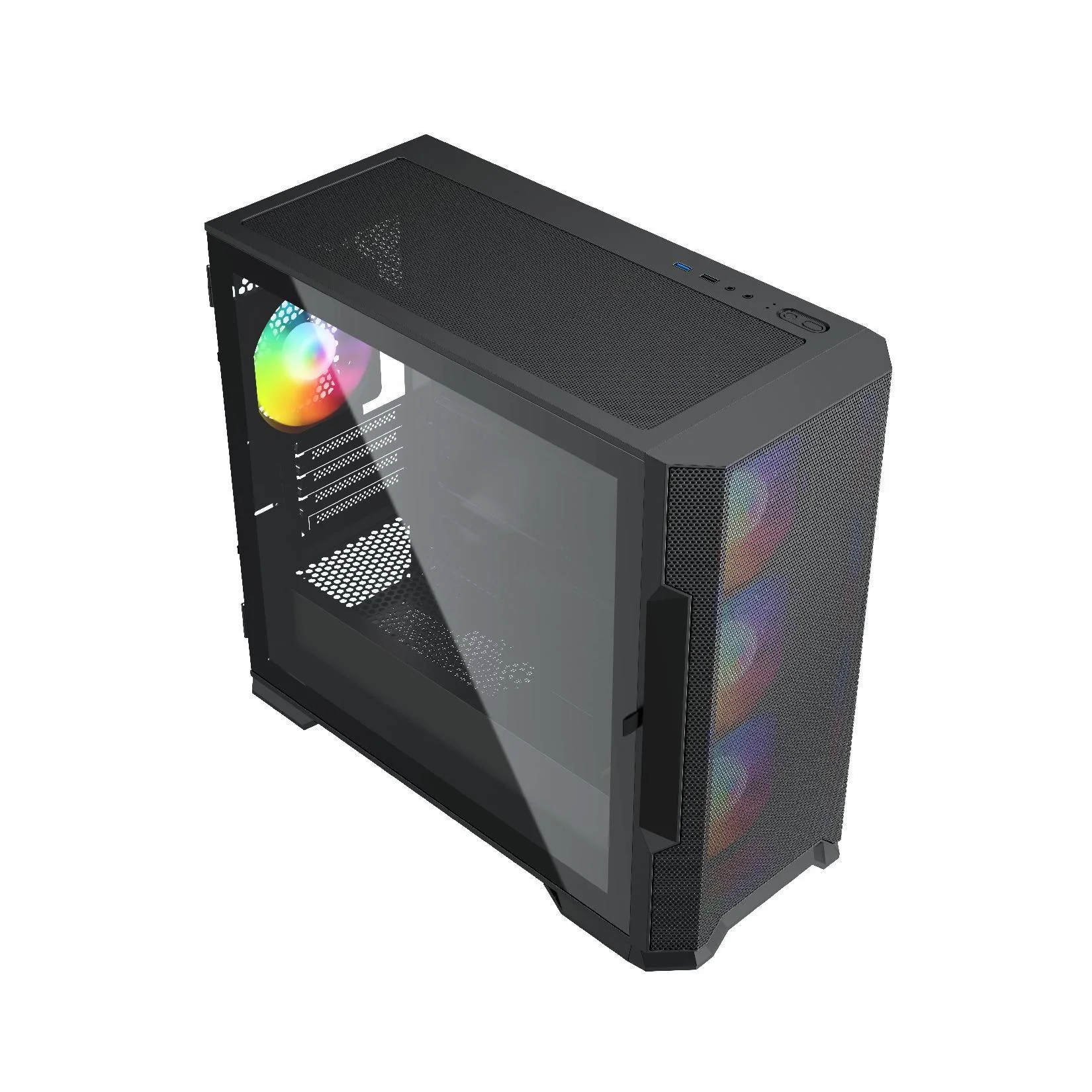 High Sales Tempered Glass Micro ATX Excellent cooling performance pc gaming case spacious interior Computer case For Gamer