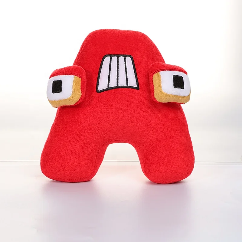 Good quality super sofa plush letter toys