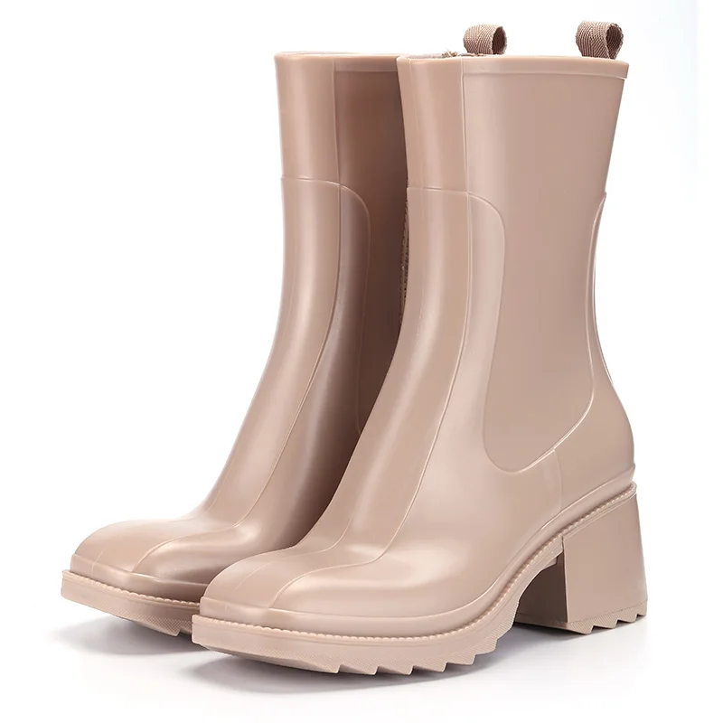 Latest Design Hot sale Anti-slip Heel Smooth Surface Booties For Women