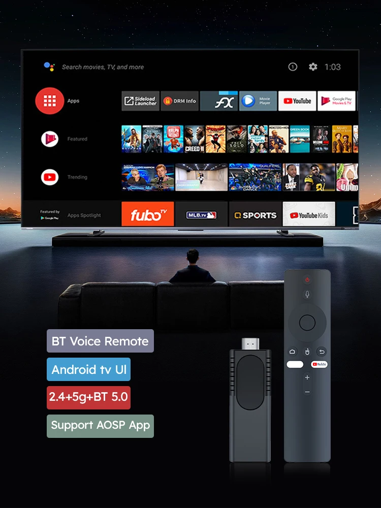 WF tvsticks фабрика OEM дизайн ультра лучший смарт-мини-android tv pc stick 4k player android HD video