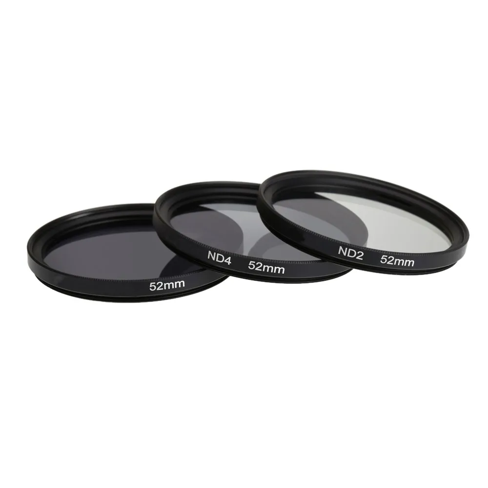 High Quality Real Optical Glass Made 49 52 55 58 62 67 72 77MM ND2 ND4 ND8 Lens Filter Neutral Density Camera Filtors