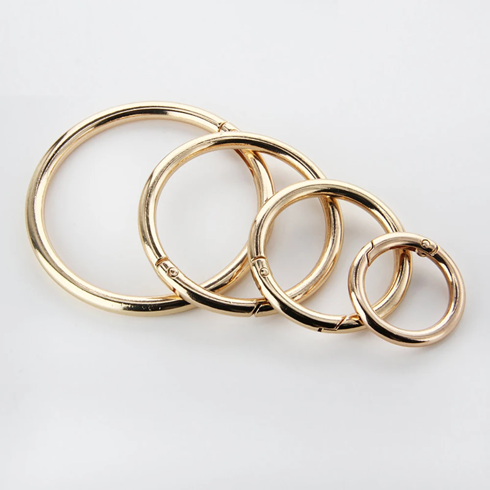 O-style Metal Wire Buckle DIY Accessory for Belt & Bags Handcrafted Metal O Ring