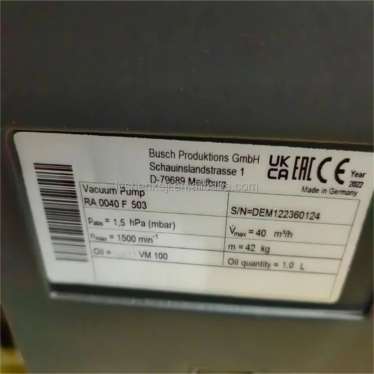 XD-040 конкурентоспособный одноступенчатый роторный вакуумный насос RA0040F503