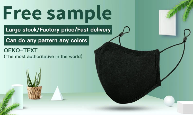 Fashion designer adjustable protective facemask custom reusable silverion cotton maskes