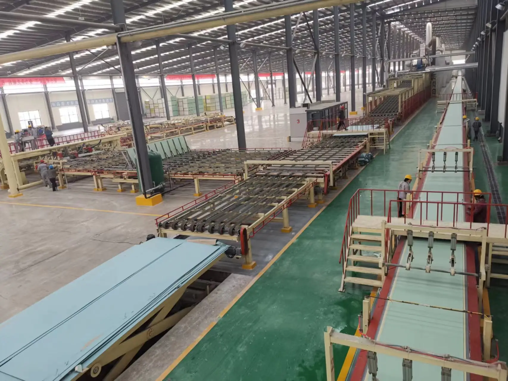 Drywall Plaster Board Manufacturing Machine Gypsum Board Making Construction Material Machinery