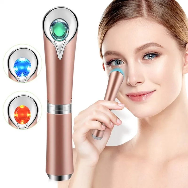 Electric portable dark eye circle remover eye wrinkle massage pen beauty appliance