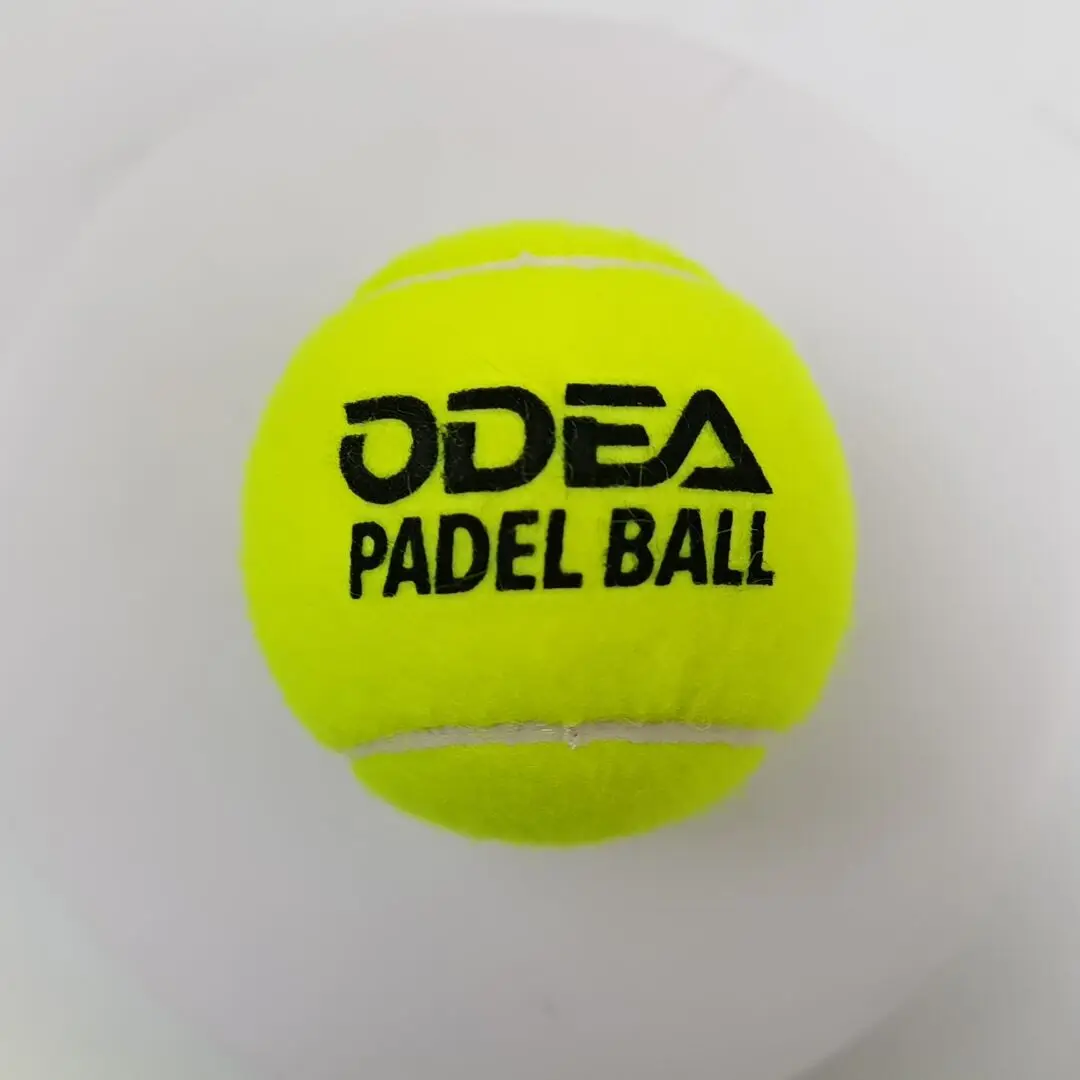  Yiwu huidong спортивные оптовая продажа Пелотас de padel новый высокий отскок желтый падел мяч с напечатанным логотипом 45% шерсть весло для