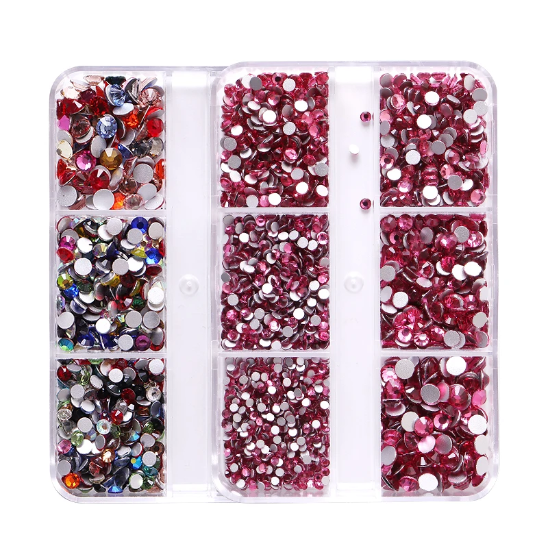 Горячая Распродажа, красочные фиолетовые кристаллы AB, горячая фиксация, стеклянные камни, оптовая продажа, кристаллы с плоской задней поверхностью, стразы, украшение для ногтей