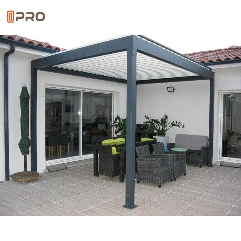New design commercial Adjustable Aluminum Patio Pergola Louver Roofs for House Garden aluminum door gazebo pergola canopy 3x3