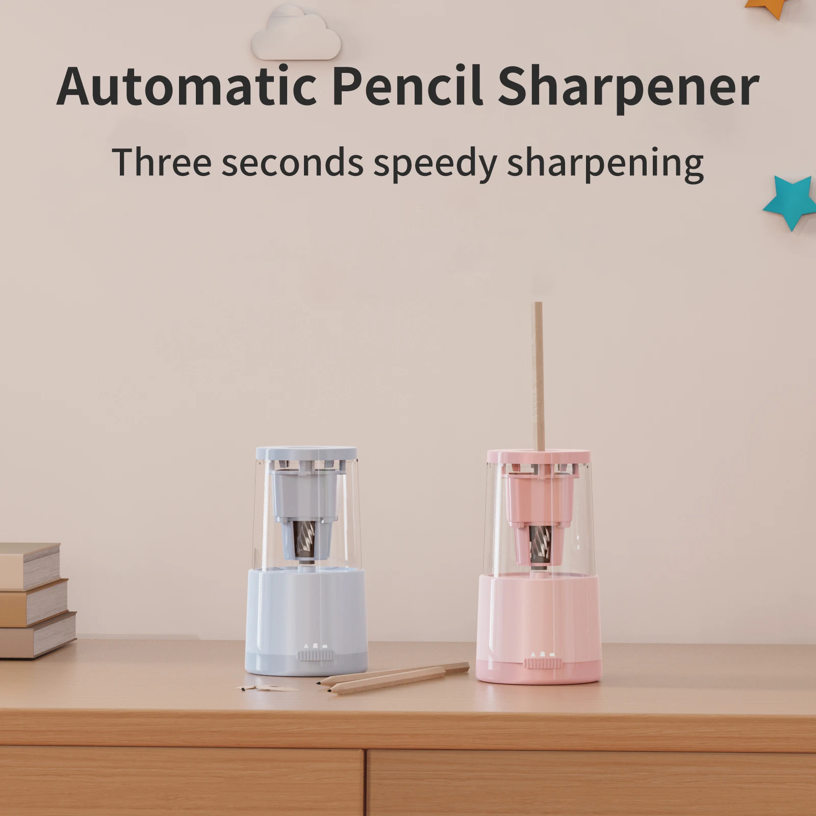China Full automatic electric pencil sharpeners for kids girl boy