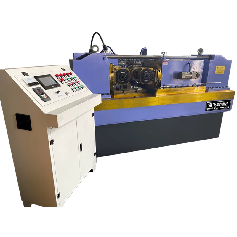 flat die Thread Rolling Threading Machine Nut Bolt Screw Making Machine