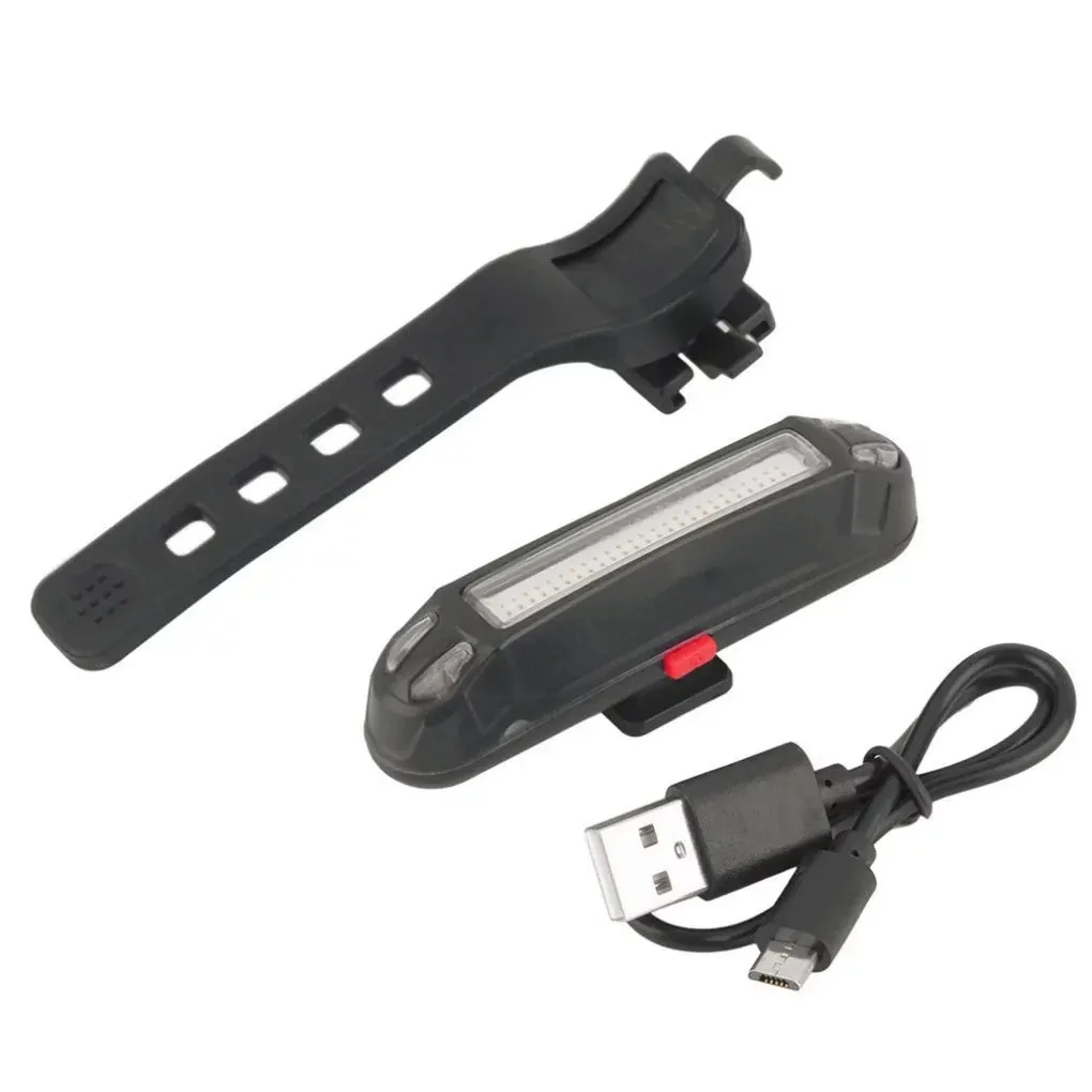 Wholesale  Hot Sale LED Night Riding Bicycle Tail Light USB Rechargeable  High Lumen Cycling  Rear Light