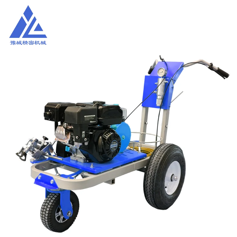 Hand push self propelled thermoplastic hot melt road line painting pavement equipment machine for sale