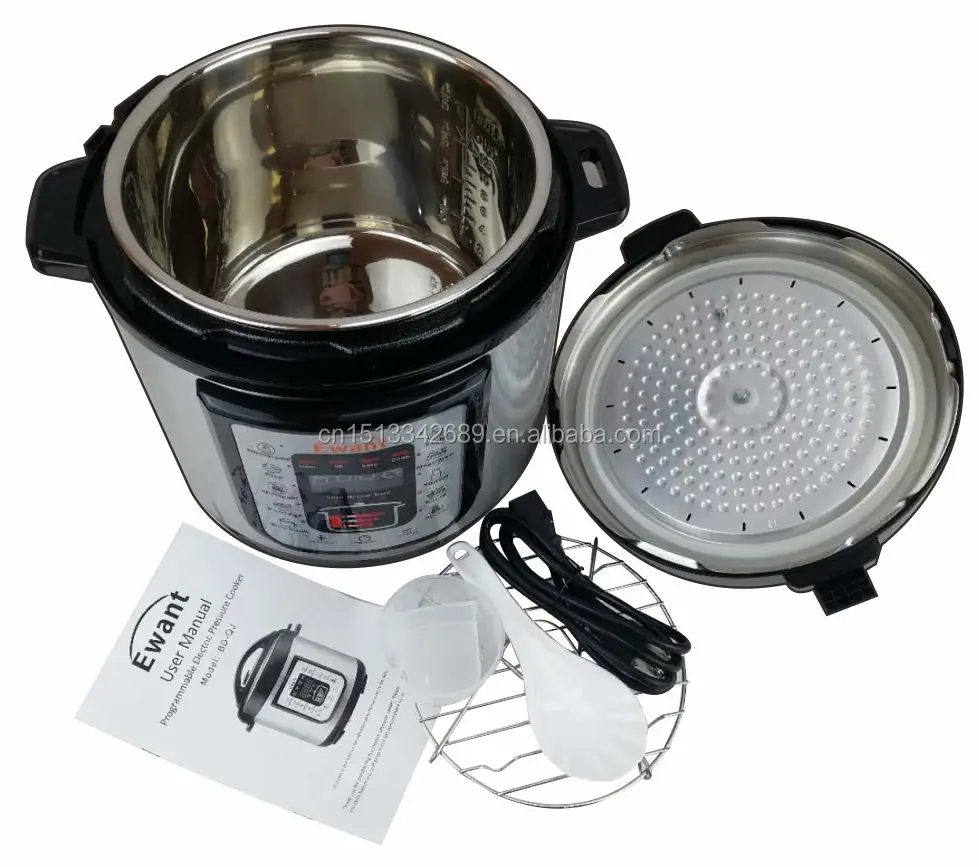 Ewant 5L  MultiFunction Stainless Steel household Electric Pressure Cooker