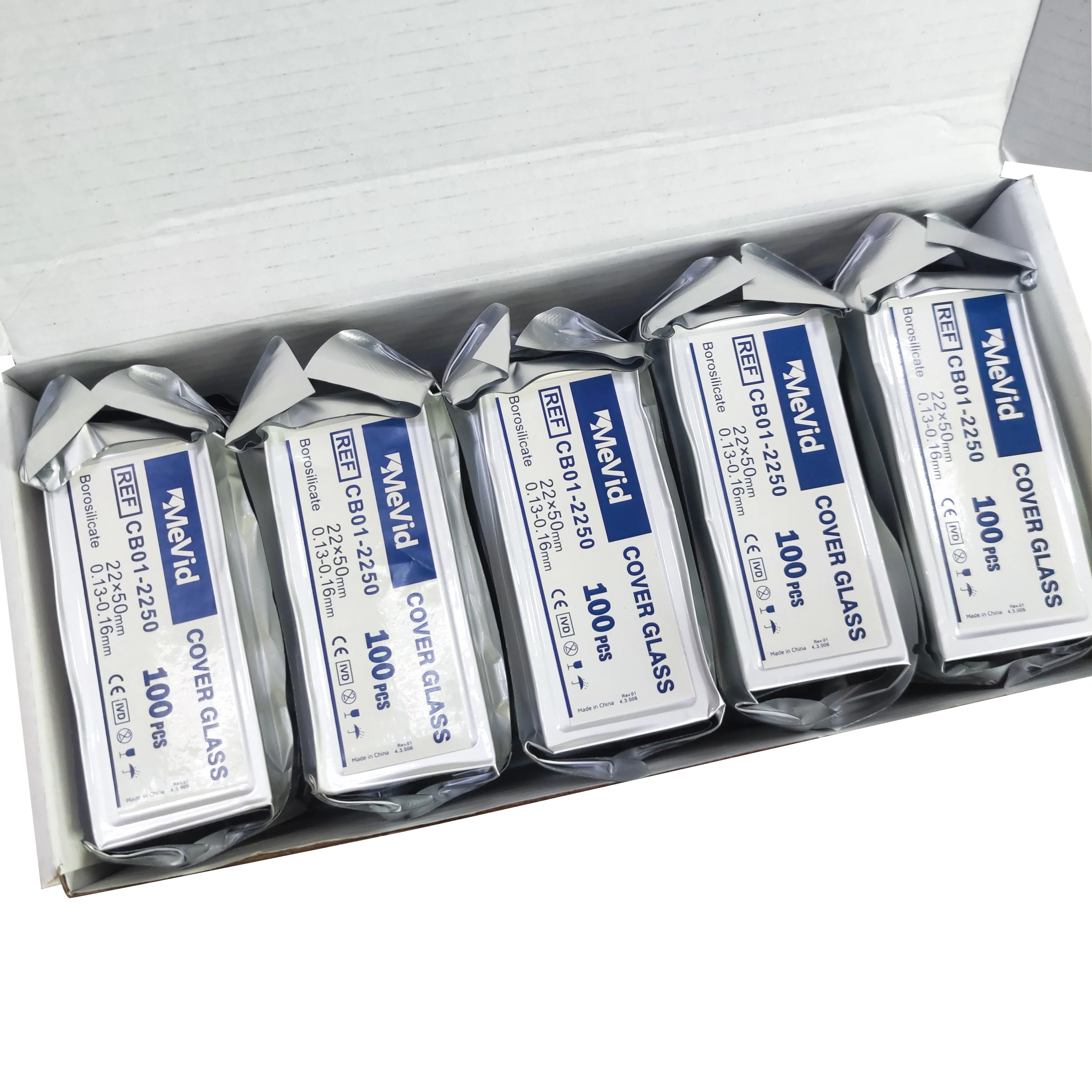 Microscope Slide High-Quality Norglas Cover Glass for Lab Use