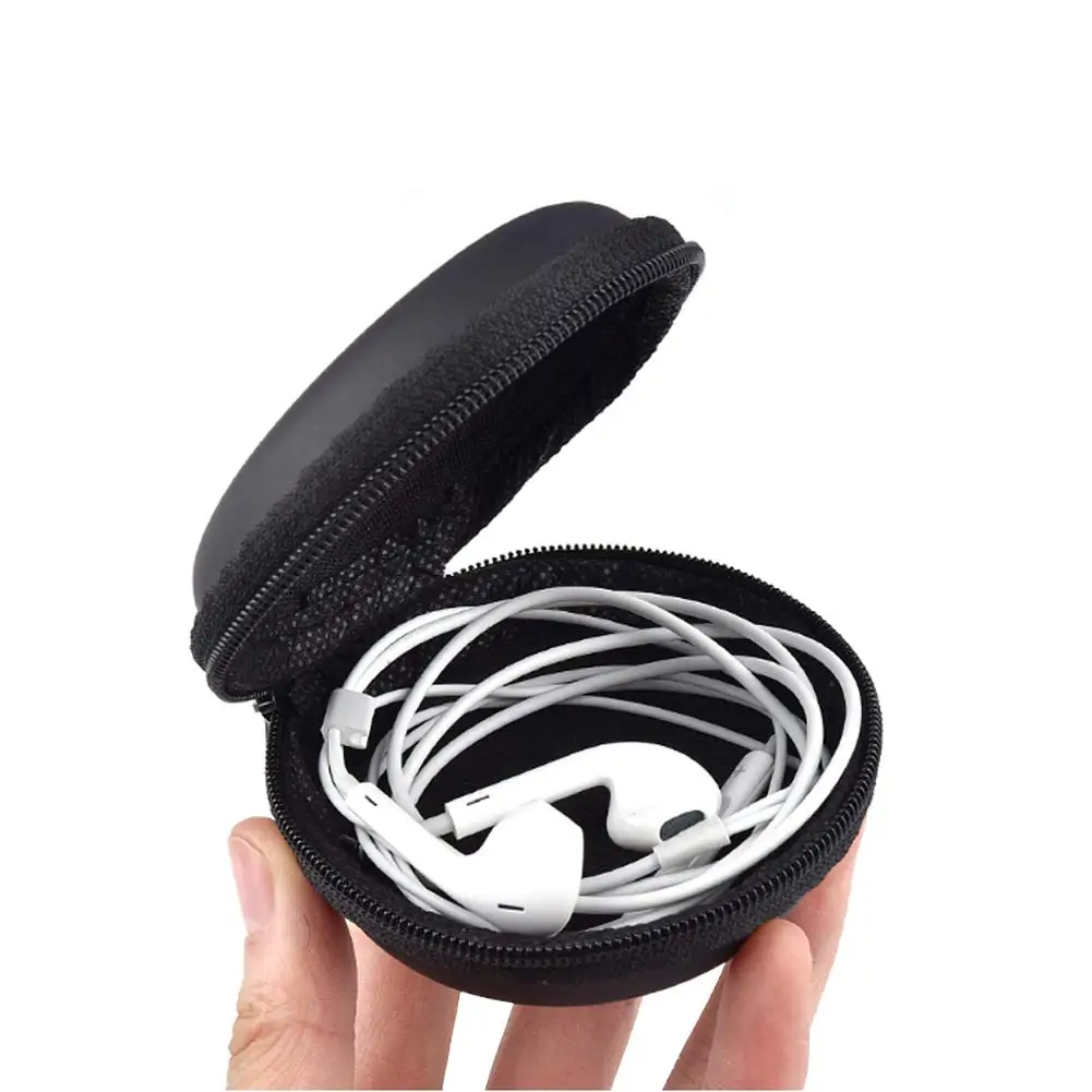 
6PC Earphone Case Bag Hard EVA Protective Cover Pocket Storage portable Collection Box Organizer Container for carry cable jerry 