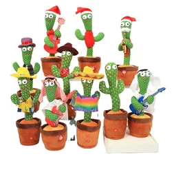 Wholesale Pp Cotton Filling Sing Dance Doll Cactus Korean Electronic Plush Toy Manufacturer
