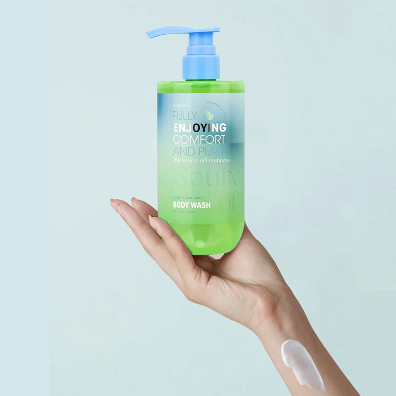 Cloud Series Frosted Plastic Bottle Vegan Organic Moisturizing Shea Butter Body Moisture Lotion